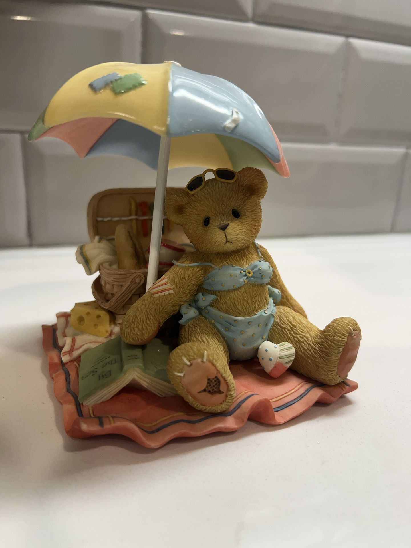 CHERISHED TEDDIES FIGURINE JUDY " I'M YOUR BATHING BEAUTY "