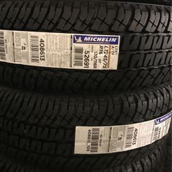 245/75/16LT Michelin New Tires All 4