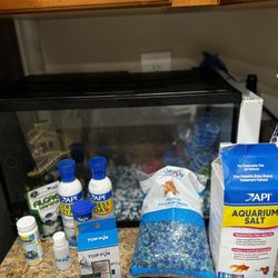 Fish Tank And Supplies Bundle