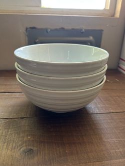 Set of 3 Better Homes & Gardens White Bowls