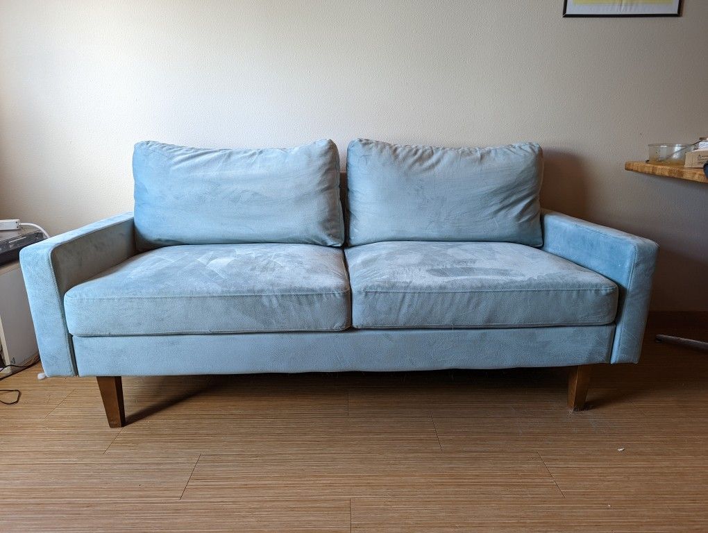 Blue/Gray Wayfair Couch