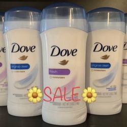 (PACK OF 4) DOVE DEODORANTS 