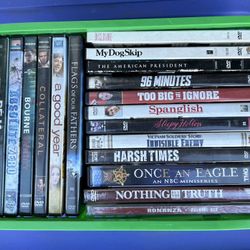DVDs - $1.00 EACH  OR $10.00 / ALL 