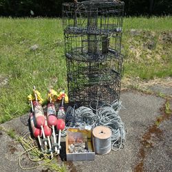 Crabs Pots and Complete Accessories