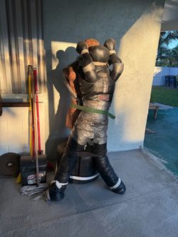 Two punching dummies
