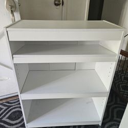 White Small Bookshelf