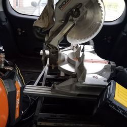 Rigid Chop Saw And Stand 200