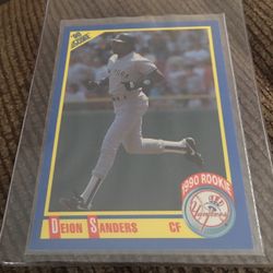 Baseball Card 1990 Score Deion Sanders Rookie