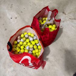 Big Lot Of Used Practice Golf Balls Titelist ProV1