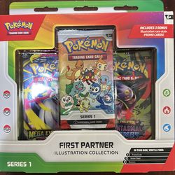 Pokemon First Partner Illustration Collection 2026