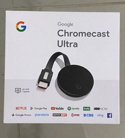 Chromecast Ultra $50 Fairly new