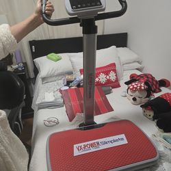 VX POWER Slimplate Vibration plate with handles maquina de ejercicio