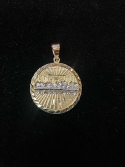 10k gold pendant #110902-3 MJ