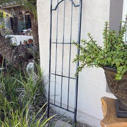 SET OF THREE IRON TRELLIS
