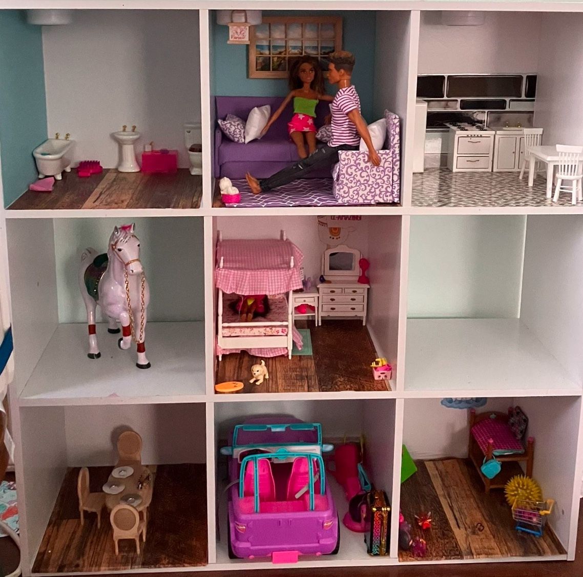 Handmade Barbie House And Accessories