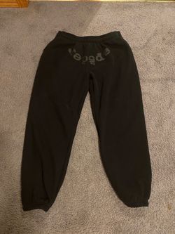 Black Sp5der Sweatpants
