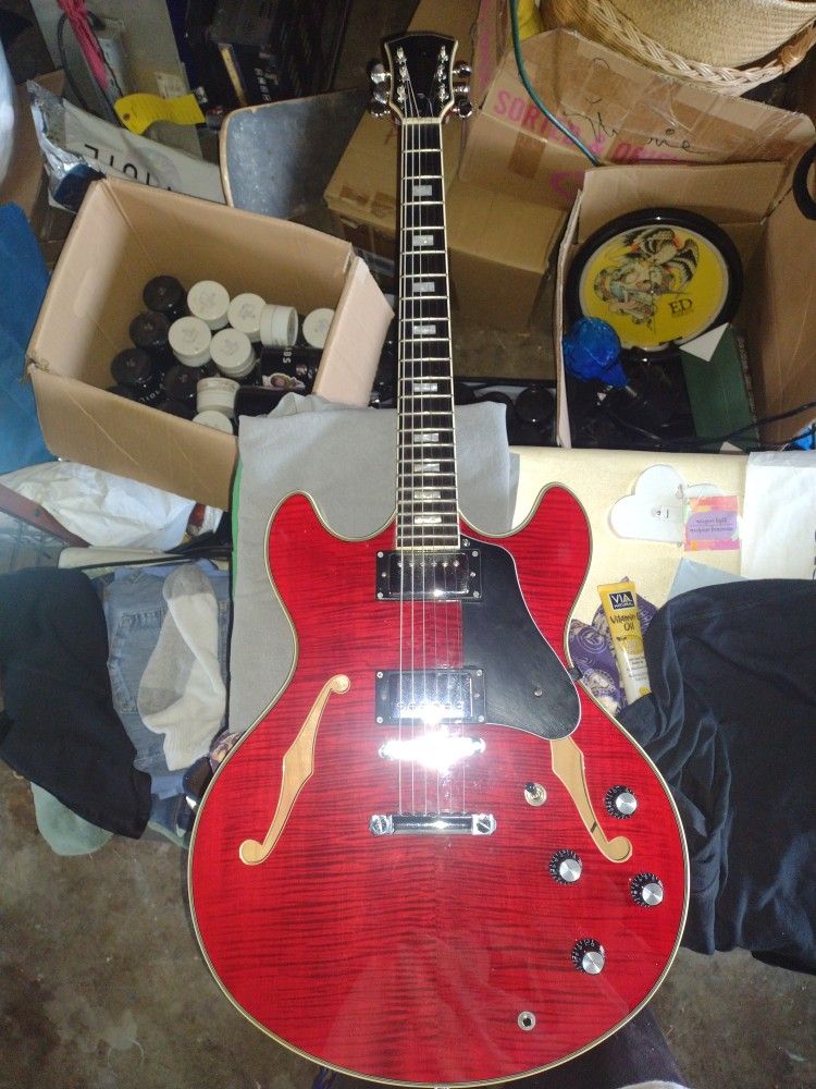 Sire Larry Carlton H7 2021 "Excellent Like New" Hollow Body Electric Guitar, Case And Extras!