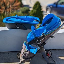 Stokke Xplory Stroller - Urban Blue