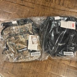 Supreme Fall/Winter 25’ Week 1 Denim Shoulder Bag Black Camo. 
