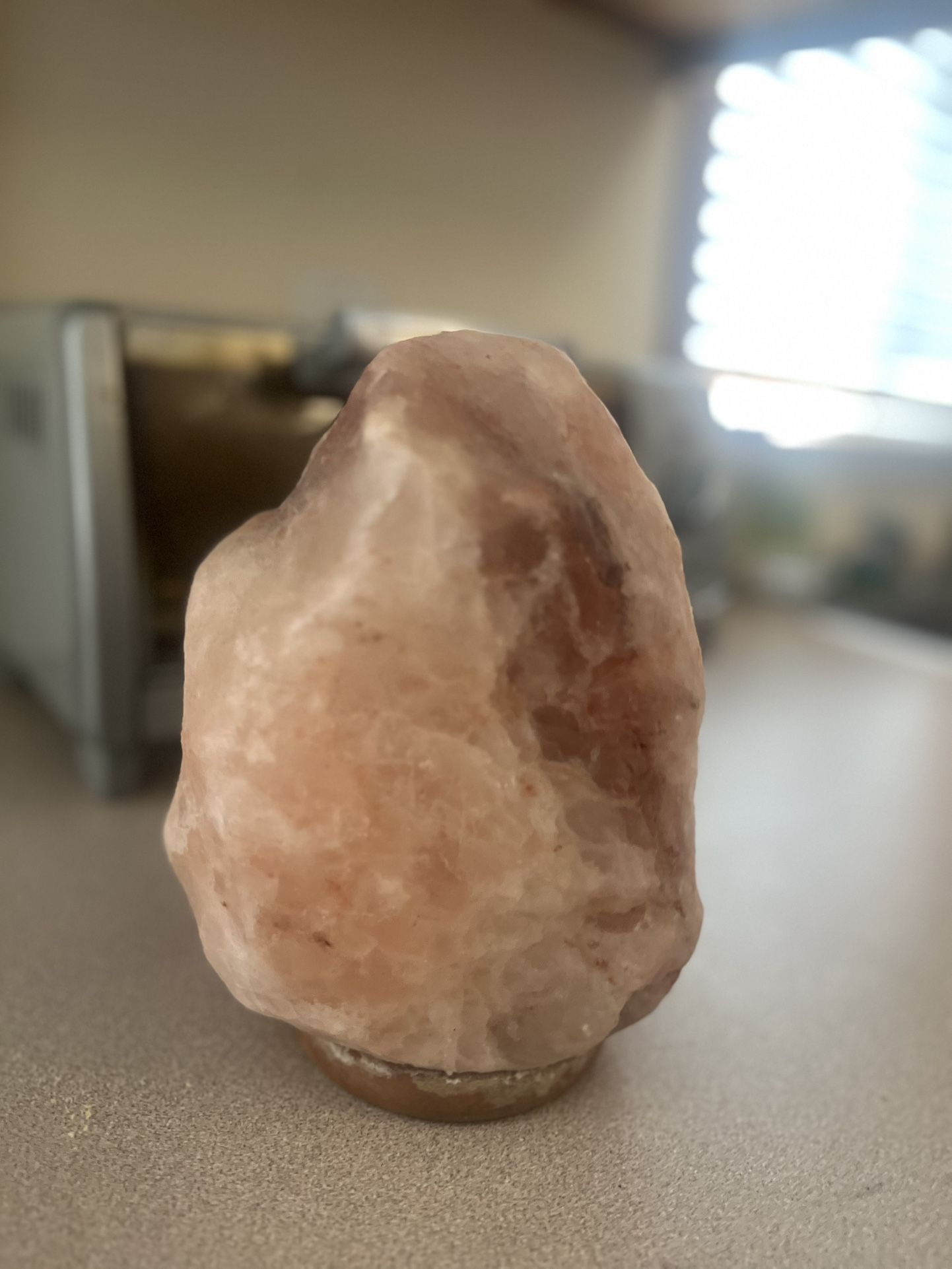 Himalayan Salt Lamp (Rock Only) Lights Up!