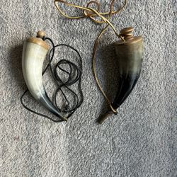 Vintage Black Powder Horns