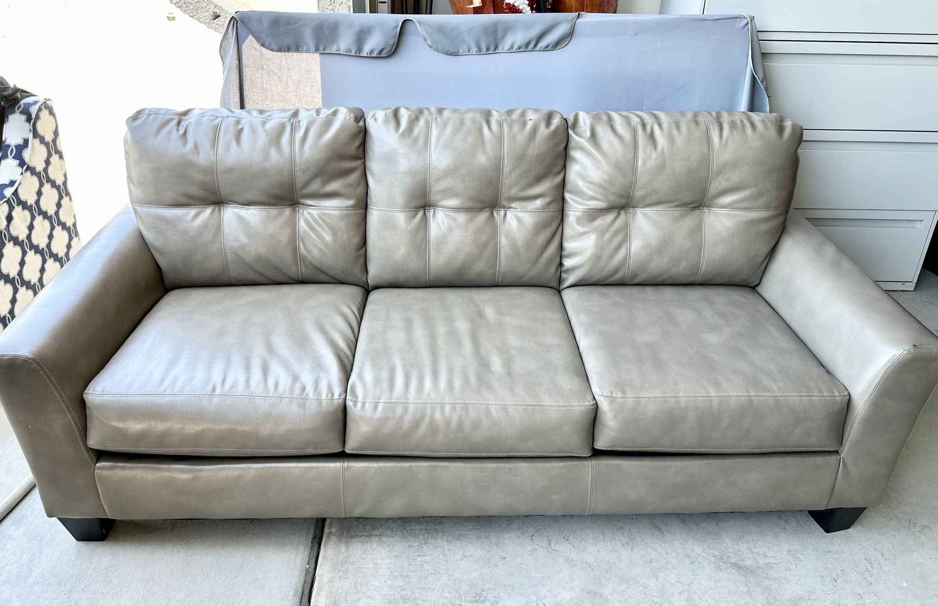 Leather Couch Sofa