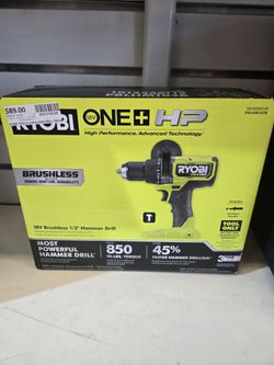 Ryobi 18V ONE+ HP Brushless Hammer Drill TOOL ONLY