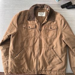 Rare Vintage Mens Large Levi’s Brown Jacket 