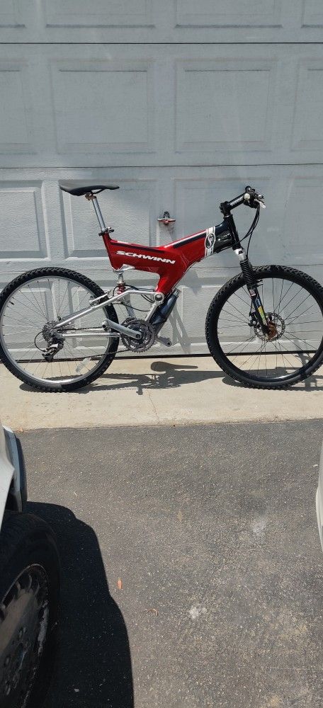 RARE All Original Schwinn S10 Carbon Fiber Full Suspension Sweet Spot Mountain Bike for Sale in Burbank CA OfferUp