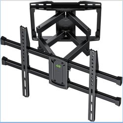 USX Mount Full Motion TV Wall Mount for 37-82 Inch TVs, Swivel and Tilt Wall Mount TV Barcket with Extension, Max VESA 600x400mm & 16" Wood Studs，Fit 