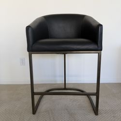 RH Emery Leather Counter Stools – Designer Seating