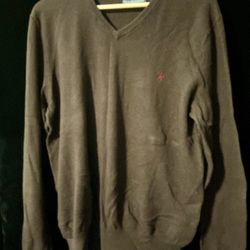 Polo Ralph Lauren Chocolate Brown Long Sleeve Part Cashmere Sweater Size XL
