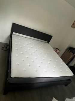 King size bed frame ( mattress can be included if needed)