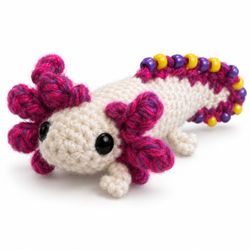 Handmade Crochet Axolotl Amigurumi Plush