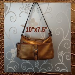BRONZE / COPPER HOBO STYLE PURSE