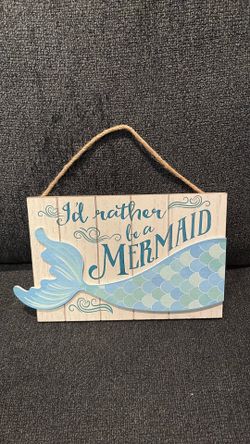 Mermaid Wooden Wall Decor