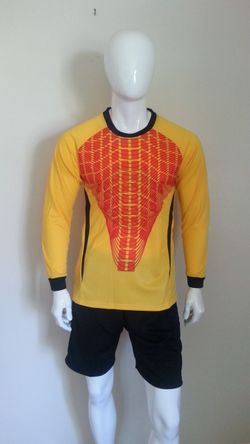 Adult Goalkeeper Soccer Uniform Size Medium-Uniformes De Futbol
