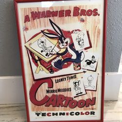 Vintage Looney Tunes Framed Art (3pack)