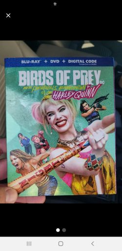 Birds of prey blu ray dvd combo brand new sealed with slip cover