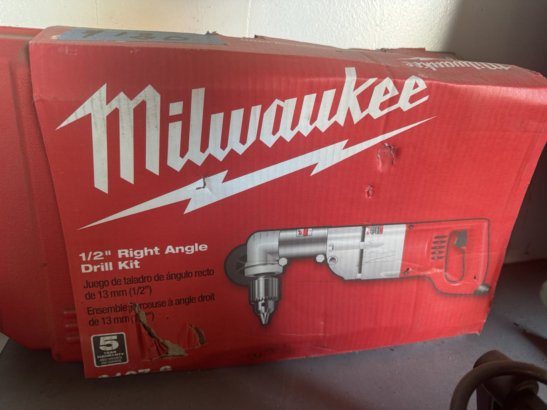 Milwaukee Right Angle Drill