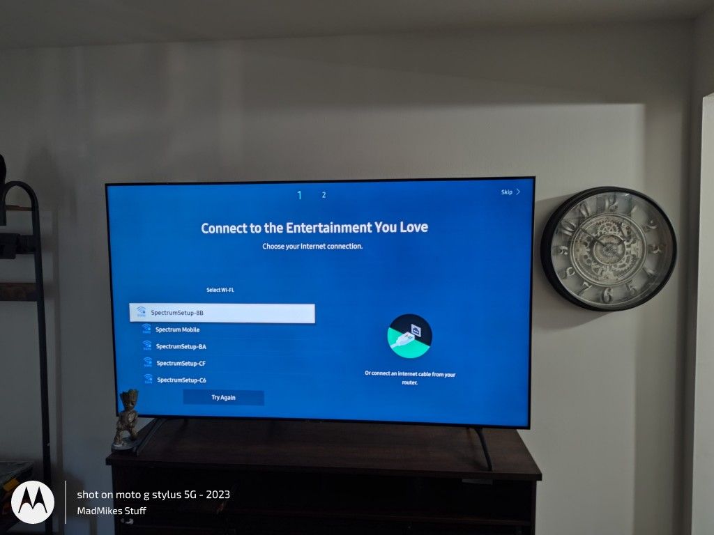 70" Samsung TV Like New