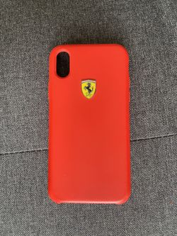 Red Ferrari iPhone X case