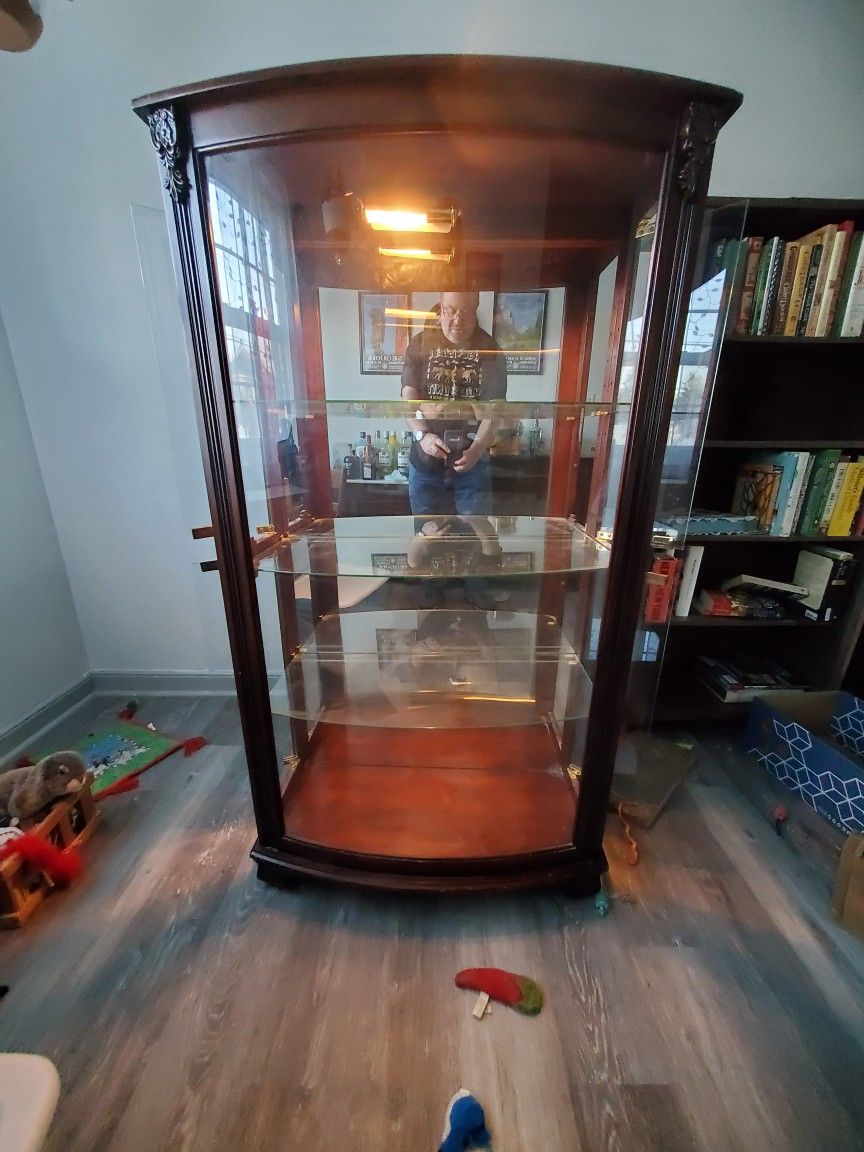 Lighted Curio Cabinet