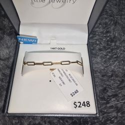 Brilliance Adjustable 14KT Yellow Bolo Bracelet 9.25