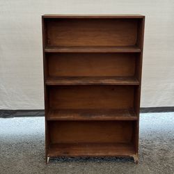 Solid wood bookcase