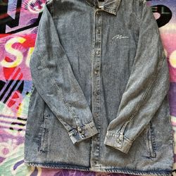 Boohooman Denim Shirt Jacket 