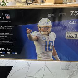TCL 75inch QLED Brand new !!!