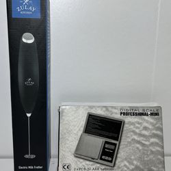 Milk Frother & Mini Digital Scale ❗️Firm Price❗️
