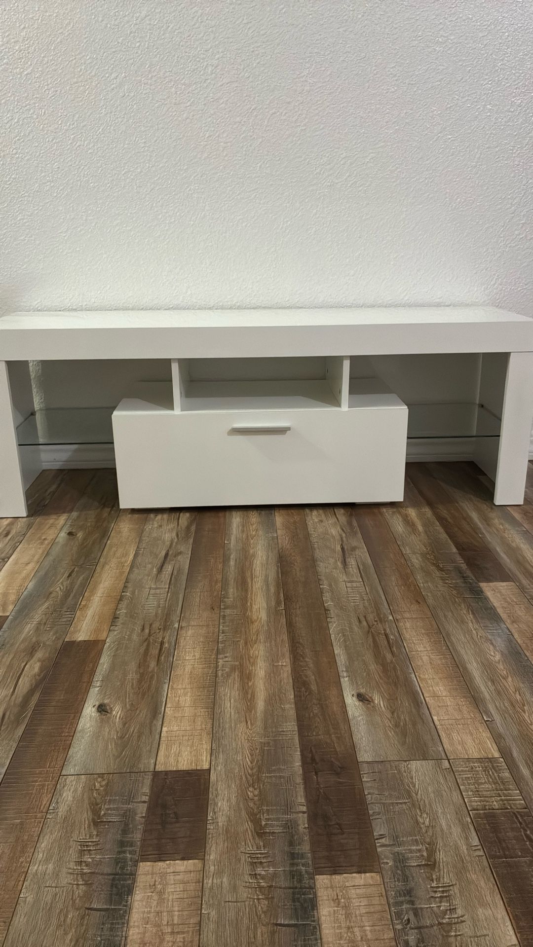 White TV Stand 