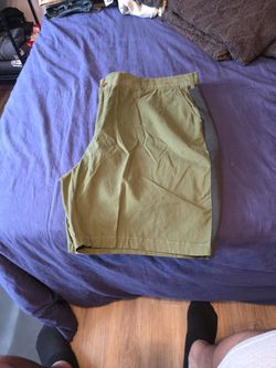 Green Chino Shorts